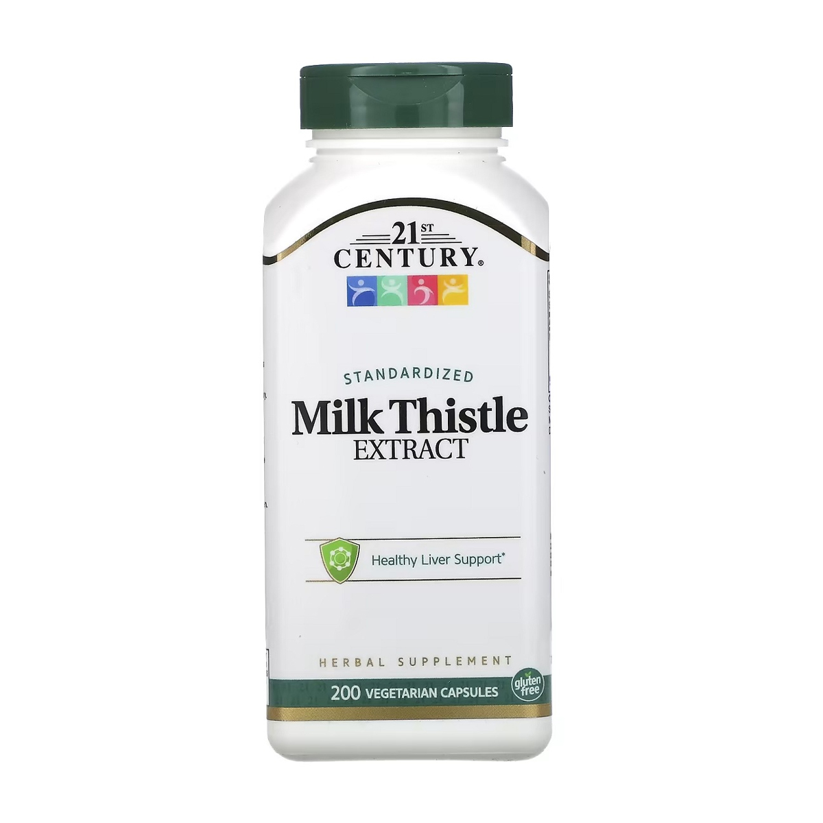 Екстракт розторопші 21st Century Standardized Milk Thistle Extract, 200 вегетаріанських капсул